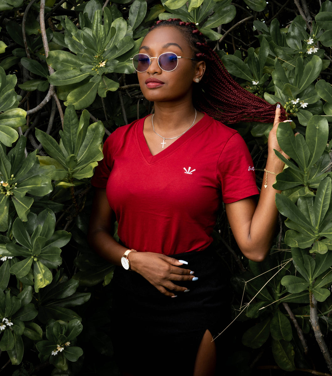 T-shirt ajusté en coton doux